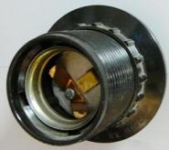 патрон для лампочки для люстр с прижимным кольцом(Е27)