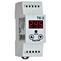 терморегулятор TK-3 -50/+125 градусов одноканальный, на DIN-рейку,малогабаритный