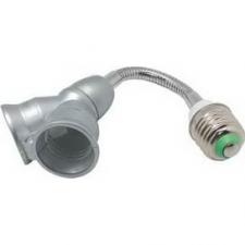 переходник гибкий с E27 на 2хE27 150мм A7F27SEAY Ecola 483253