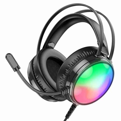 Гарнитура Borofone BO108 (стерео,рег.громк.) игровая,полноразмерная 2м