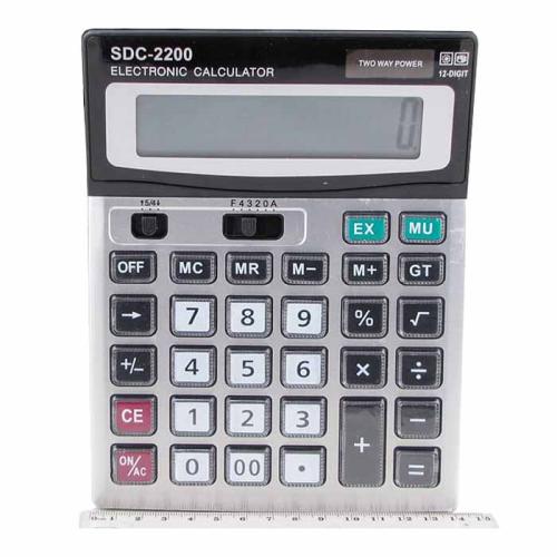 Калькулятор 2200 (DS-2200) 12 разр. больш. экран