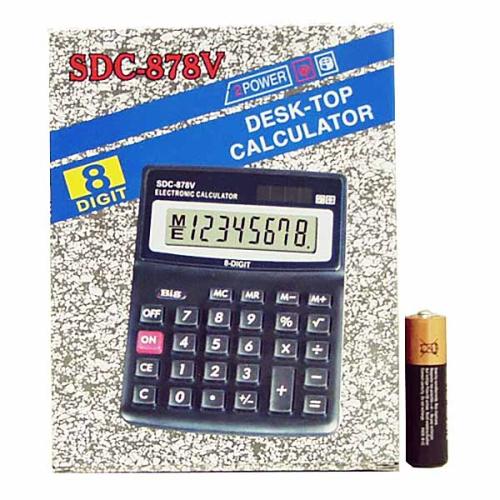 Калькулятор 878 (SDC-878V) 8 разр. сред.