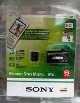 Память Memory Stick micro(M 2) 8Gb SONY