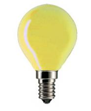 Лампочка 15 Вт E27 шарик P45 Pilips Paty желтый 177452