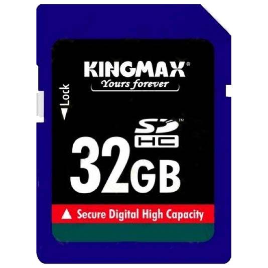 Память SD 32Gb KINGMAX класс 2/4