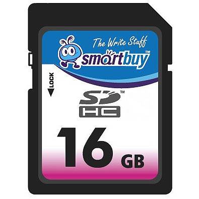 Память SD 16Gb SMART BUY класс 10