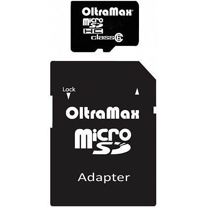 Память SD Micro 16Gb OltraMax (+ adapter)класс 10