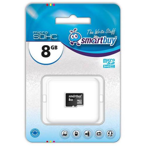 Память SD Micro 8Gb Smart Buy класс 10
