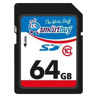 Память SD 64Gb Smart Buy класс 10