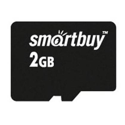 Память SD Micro 2Gb Smart Buy + SD adapter  класс