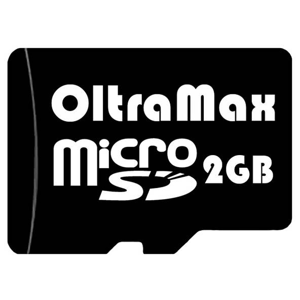 Память SD Micro 2Gb OltraMax +SD adapter класс 10