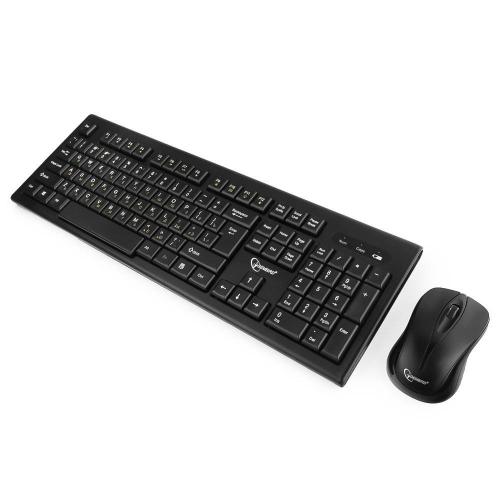 Клавиатура+мышь Gembird KBS-8002 беспров.,104клавиши +колесо кнопка USB 1000DPI