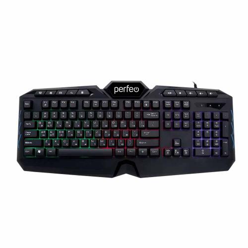 Клавиатура PERFEO PF-B3410 VISION Multimedia, Game Design, USB