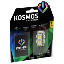 лампочка LED 1,8W G4 12v 4500K JC KOSMOS premium