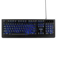 Клавиатура ГАРНИЗОН GK-340G игровая, полноразмерная, USB, мет.корпус
