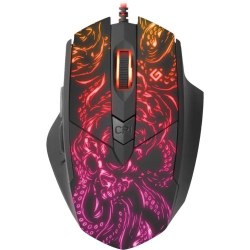 Мышь DEFENDER 650L GM Titan RGB, 6кн 6400dpi