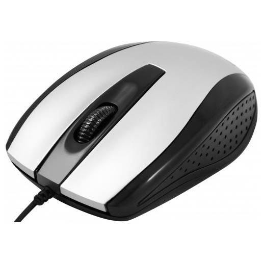 Мышь DEFENDER 140 MM Optimum USB 2кн+кл проводная 800dpi серебро