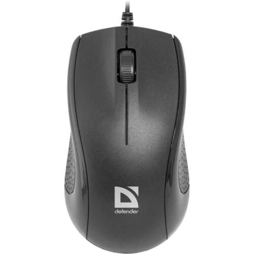Мышь DEFENDER 160 MM Optimum USB 2кн+кл проводная 800dpi