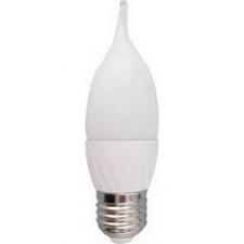 Лампочка LED 5.3(5)W E27 свеча на ветру 4000 133x38 C7YV53ELC пласт/алюм Ecola 498661