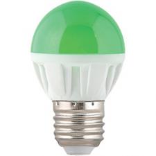 Лампочка LED 4W E27 G45 шар 77х45 K7CG40ELB зелен.матовый Ecola 508894