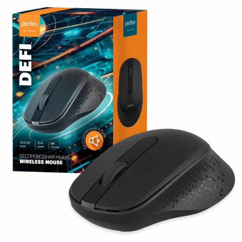 Мышь PERFEO PF-B3414 DEFI USB беспров.,бесшумная,3кн,1200DPI