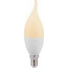 лампочка LED 7W E14 свеча на ветру золотистая 130x37 C4YG70ELC пласт/алюм Ecola 496761