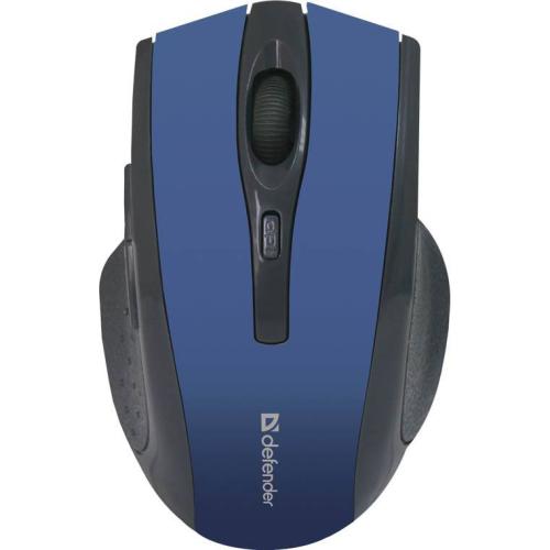 Мышь DEFENDER 665 W MM Accura USB, 6кн беспров 1200dpii