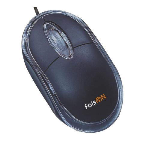 Мышь FaisON M-1 Clear USB, 3кн 1000dpi
