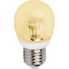 Лампочка LED 4.2W E27 шар золотистый 84x45 K7AG42ELC пласт/алюм Ecola 509073