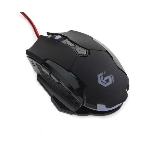 Мышь Gembird MG-600 игровая 7кн, 3200 DPI подсветка, 1.8м