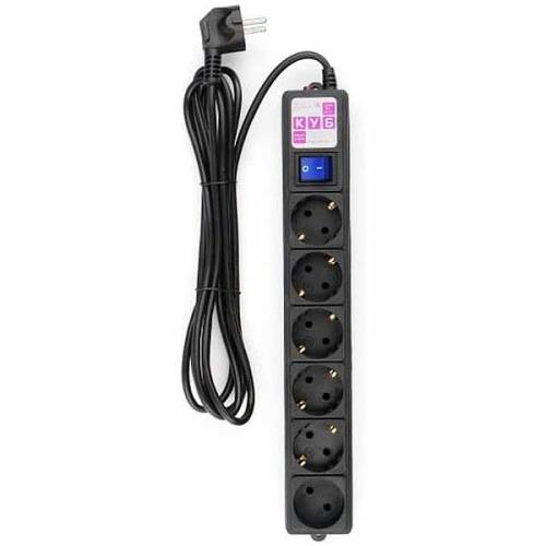 Фильтр питания КУБ 3,0м 6вх 16А SPG6-B3М