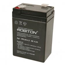 Аккумулятор свинцово-кислотный ROBITON VRLA 6-4,5 6V 4,5Ah