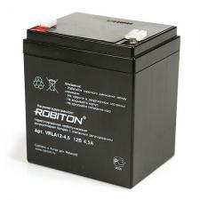 Аккумулятор свинцово-кислотный ROBITON VRLA 12-4,5 12V 4,5Ah