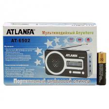 Радиоприемник ATLANFA At-6502 (AM/FM/SW/) USB,SD