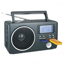радиоприемник БЗРП РП/Сигнал РП-204 FM СВ КВ цифровой дисплей ,USB,SD 220V бат.4*R20