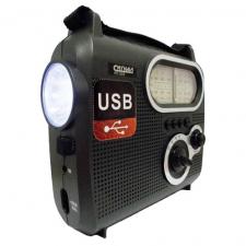 Радиоприемник VIKEND CAMPING/Сигнал РП-305 4AA 220V USB, SD фонарь
