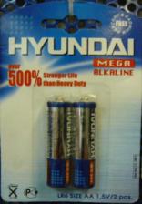 Батарейка LR6 HYUNDAI alk(40)