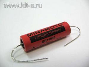 Батарейка ER14505 axial MINAMOTO (AA,3,6V Lithium,с концами)