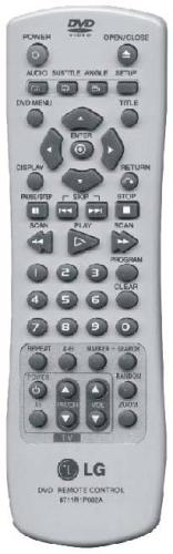 Пульт дистанционного управления LG 6710CDAT04E DVD(Дом кинотеатр)