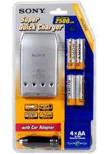 з/уст SONY QUICK Charger+4 акк 2500mAh+car adaptor(BCG34HVE4N)