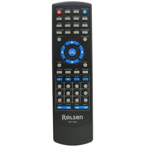 Пульт дистанционного управления  ROLSEN/RUBIN RDV-880 DVD