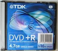 DVD+R TDK-4.7Г