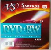 bulk DVD+RW VS-4.7Г конверт
