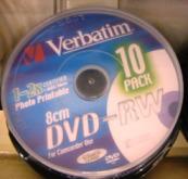 mini bulk DVD-RW VERBATIM 1,4G