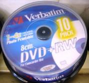 mini bulk DVD+RW VERBATIM 1,4G