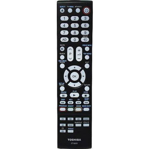 Пульт дистанционного управления  TOSHIBA CТ8022 LCD/DVD моноблок