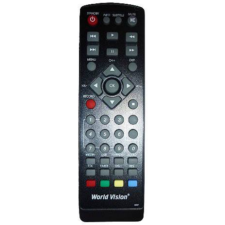 Пульт дистанционного управления WORLD VISION T23CI DVB-T2 (GOLD MASTER T707HD)