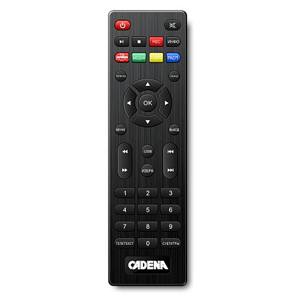 Пульт дистанционного управления CADENA CDT-1651SB, CDT-1652S DVB-T2
