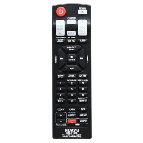 Пульт дистанционного управления универсальный HUAYU/XINGYE ( LG) RM-D1318 AUX для муз центров