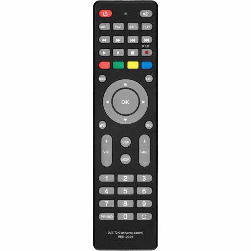 Пульт дистанционного управления универсальный HUAYU DVB-T2+3-TV Ver.2026